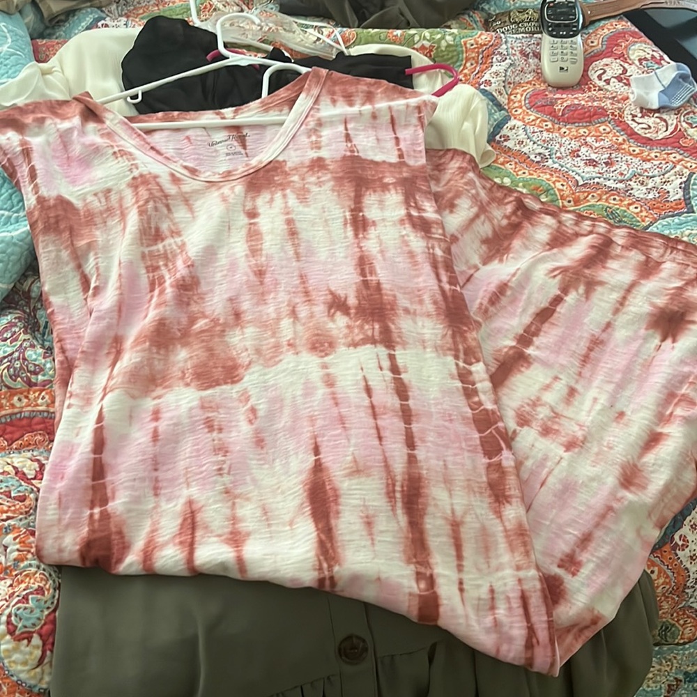 Tie dye maxi dress